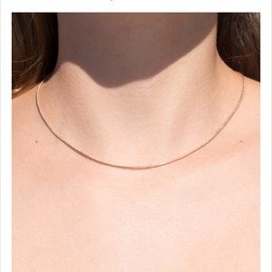 Thin Gold Necklace